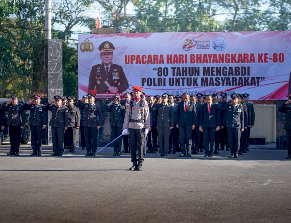 Polresta Kupang Kota Peringati Hari Bhayangkara ke-80, Teguhkan Komitmen Pengabdian untuk Masyarakat.