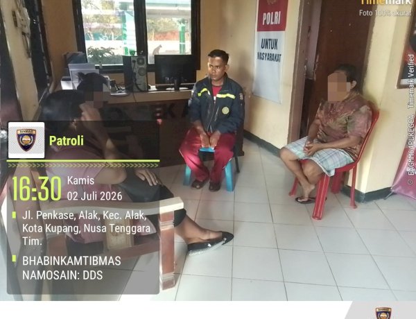 Bhabinkamtibmas Namosain Mediasi Perselisihan di Media Sosial, Berakhir Damai Melalui Problem Solving.