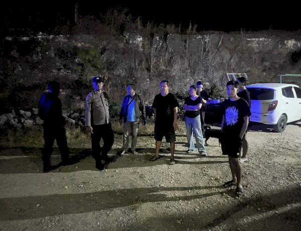Polsek Maulafa Gelar Patroli Cipta Kondisi Dini Hari, Amankan Pemabuk dan Imbau Warga Jaga Kamtibmas.