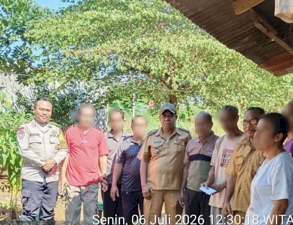 Sengketa Batas Tanah Berakhir Damai, Bhabinkamtibmas Liliba Sukses Mediasi Warga dan Pihak Sekolah