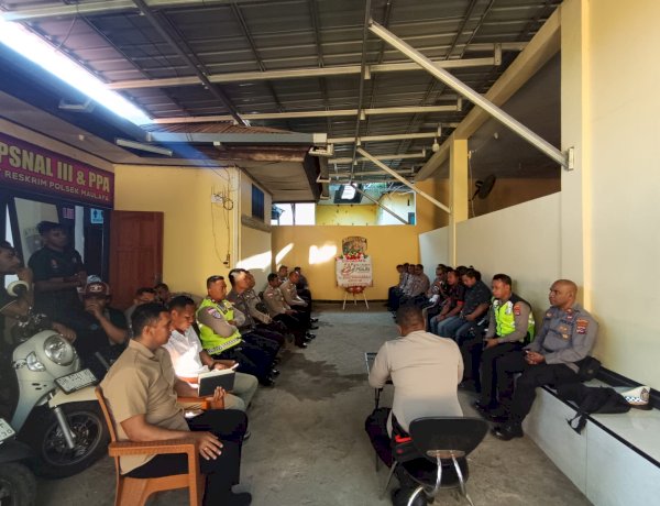 Momen Tatap Muka Perdana Kapolsek Maulafa: AKP Peterson Riwu Sapa Personel dan Ajak Jaga Solidaritas.