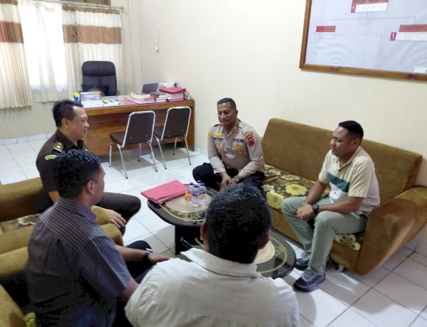 Perkuat Sinergi Penegakan Hukum, Kapolsek Maulafa Silaturahmi ke Kejari Kota Kupang