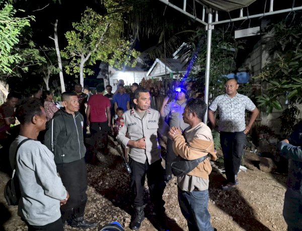 Patroli Cipta Kondisi Polsek Maulafa Beri Imbauan di Dua Pesta Nikah, Masyarakat Respons Positif.