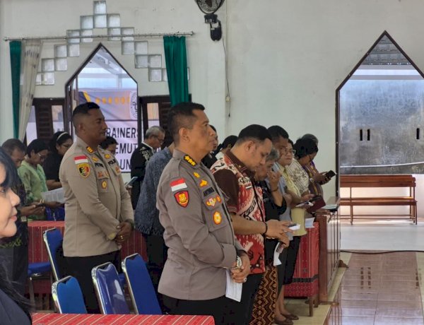 Wujud Dukungan Polri, Kapolsek Maulafa Hadiri Pembukaan ToT Gereja Ramah Disabilitas GMIT