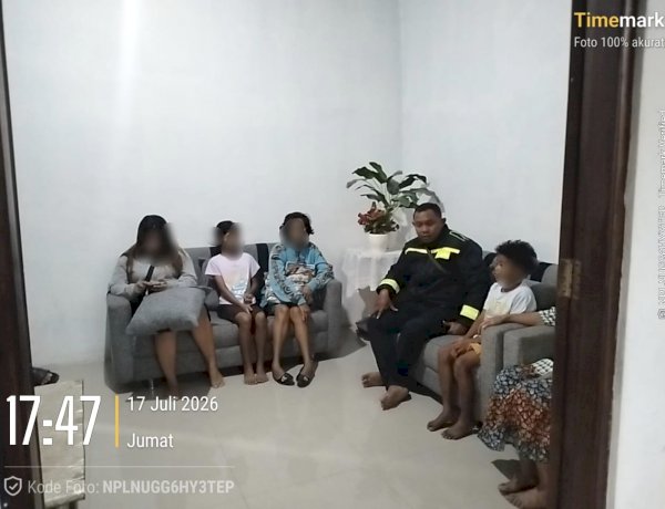 Bhabinkamtibmas Kelurahan Airnona Redam Salah Paham Antar Tetangga Lewat Mediasi Damai.