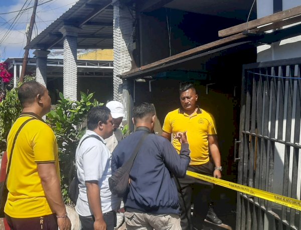 Kebakaran Hanguskan Tiga Rumah di BTN Kolhua, Polsek Maulafa Gerak Cepat Bantu Warga Padamkan Api.