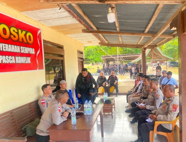 Polda NTT Kedepankan Musyawarah dan Pendekatan Adat, Situasi Pasca Konflik di Adonara Timur Semakin Kondusif.