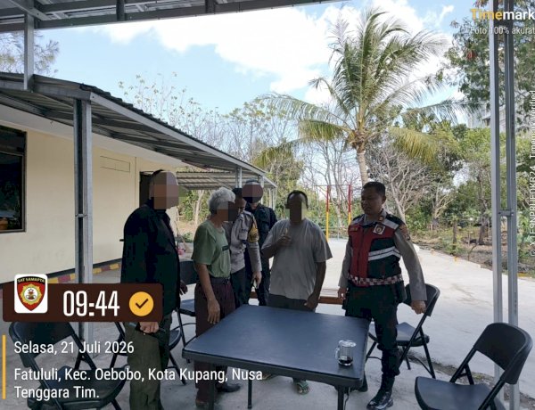 Bhabinkamtibmas Fatululi Selesaikan Dugaan Perselingkuhan Melalui Mediasi, Kedua Pihak Sepakat Berdamai.