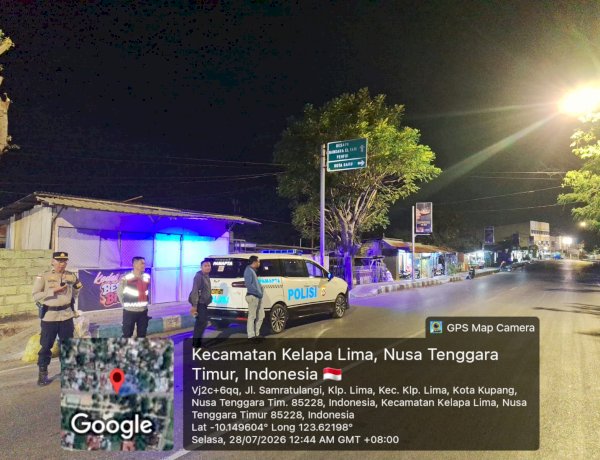 Patroli Dialogis Polresta Kupang Kota Jaga Kamtibmas, Kapolresta: Kehadiran Polisi Beri Rasa Aman bagi Masyarakat.