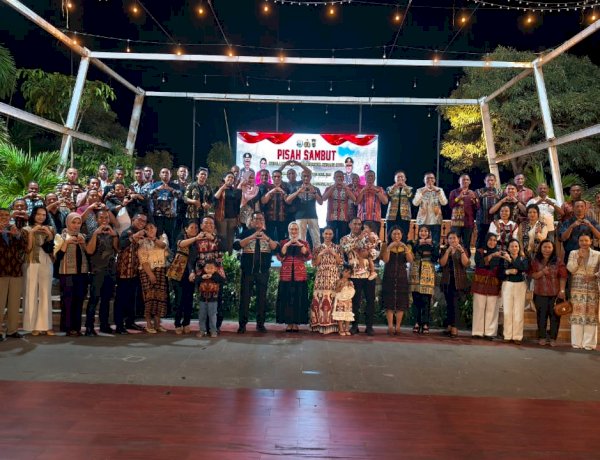 Polresta Kupang Kota Gelar Pisah Sambut Kapolresta, Kombes Nelson Quintas Resmi Perkenalkan Diri.