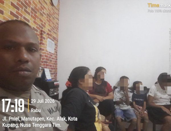 Bhabinkamtibmas Manutapen Fasilitasi Mediasi Dugaan Pencemaran Nama Baik Antarwarga