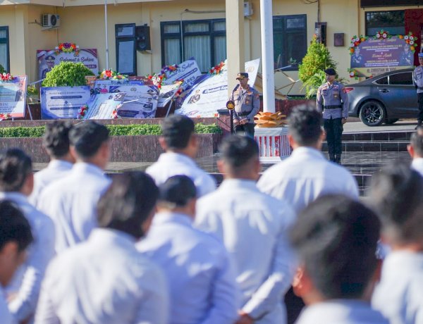 Kapolresta Kupang Kota Pimpin Apel Perdana, Tekankan Pelayanan Humanis dan Jaga Marwah Polri.