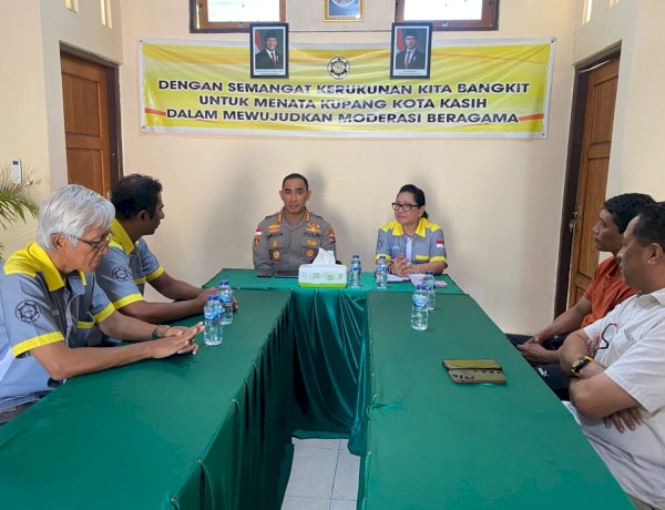 Kapolresta Kupang Kota Perkuat Sinergi dengan FKUB, Ajak Tokoh Agama Jaga Kerukunan dan Kamtibmas.
