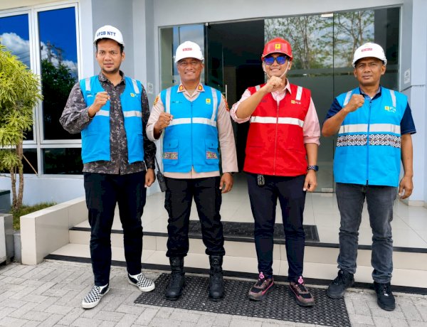 Perkuat Sinergi Pengamanan, Kapolsek Maulafa Kunjungi Objek Vital PLN di Sikumana.