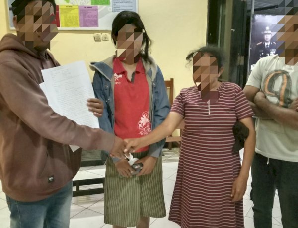 SPKT Polsek Maulafa Mediasi Kasus Penganiayaan Anak di Fatukoa, Berakhir Damai Secara Kekeluargaan.