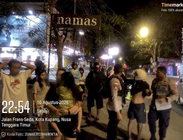 Respon Cepat Laporan Perkelahian Saat Patroli Malam, Sat Samapta Polresta Kupang Kota Evakuasi Korban ke RSB.
