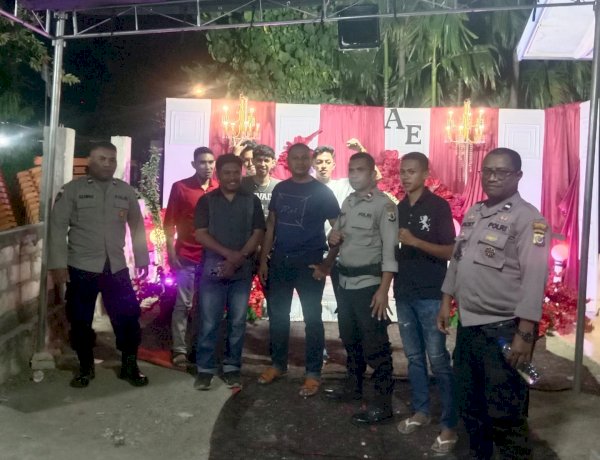 Patroli Cipta Kondisi Polsek Maulafa Ciptakan Rasa Aman di Tengah Masyarakat, Tertibkan Pesta Pernikahan Lewati Batas Waktu.