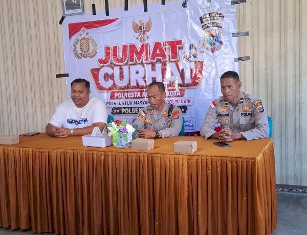 Jumat Curhat Polresta Kupang Kota, Serap Aspirasi Warga di Kelurahan Solor.