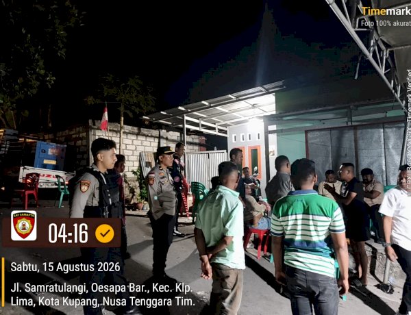 Musik Keras Ganggu Kenyamanan Warga, Polresta Kupang Kota Bubarkan Pesta di Oesapa.