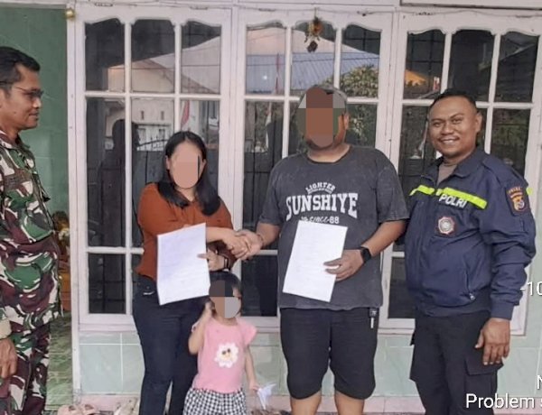 Bhabinkamtibmas Liliba Selesaikan KDRT Ringan Melalui Problem Solving