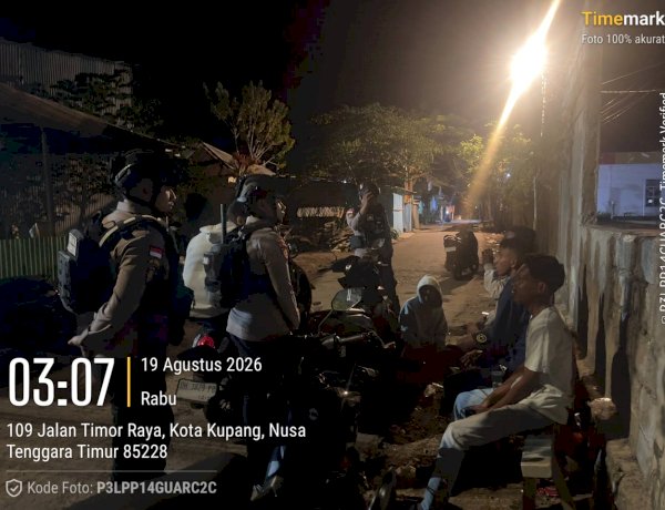 Polri Hadir untuk Masyarakat, Berikan Rasa Aman bagi Warga di Kota Kupang.