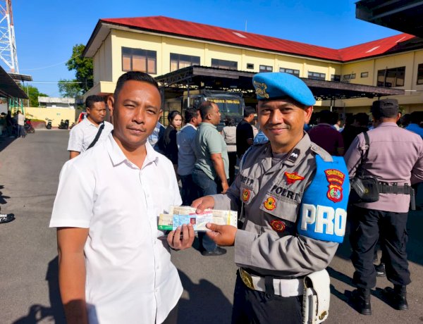 Propam Polresta Kupang Kota Gelar Gaktiblin Usai Apel Pagi, Tegakkan Disiplin Personel.