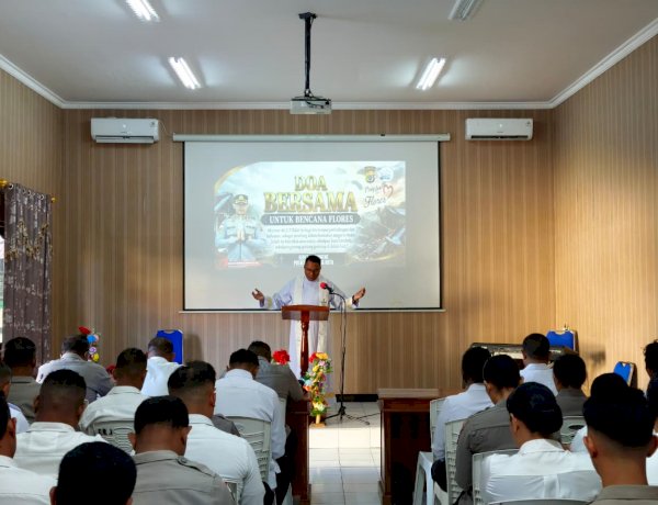 Polresta Kupang Kota Gelar Doa Bersama untuk Korban Gempa Flores