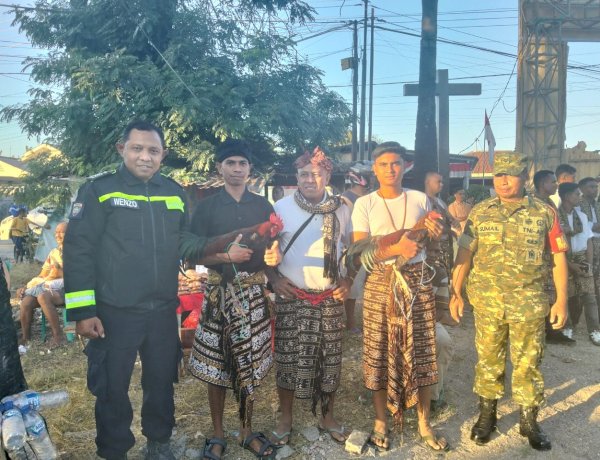 Polsek Kota Raja Hadir di Festival Budaya Adat Sabu, Dukung Pelestarian Budaya di Airnona.