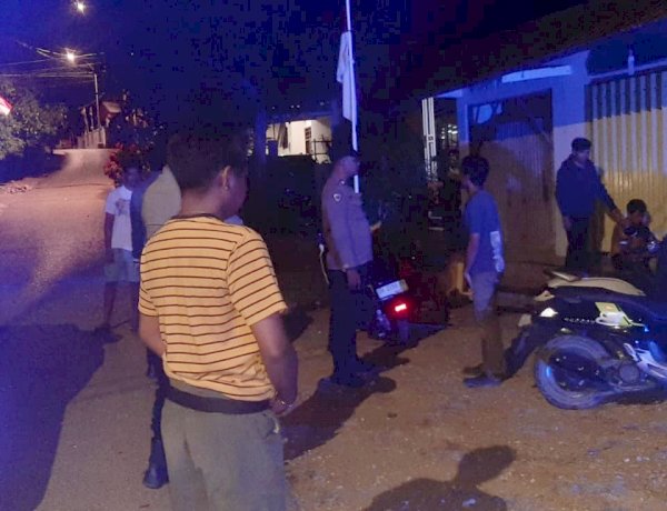 Karaoke dan Konsumsi Miras Hingga Dini Hari, Patroli Cipta Kondisi Polsek Maulafa Bubarkan Kelompok Pemuda di Naikolan.
