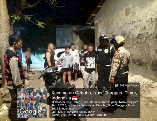 Pemuda Mabuk dan Mengamuk Diamankan Piket SPKT Polresta Kupang Kota, Respons Cepat Layanan 110 Jaga Kamtibmas Kota Kupang.