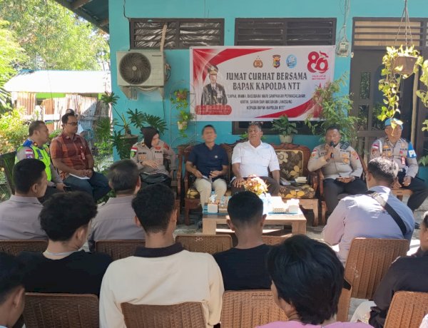 Jumat Curhat Polda NTT di Penfui: Warga Sampaikan Aspirasi, Dari Sumur Bor Hingga Karhutla.