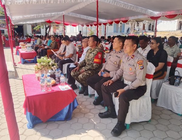 Polsek Maulafa Amankan Syukuran HUT Ke-30 SMA Negeri 7 Kota Kupang, Wujud Dukungan Pada Dunia Pendidikan.