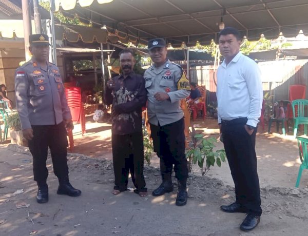 Terima Aduan Warga, Kapolsek Kota Raja Datangi Pesta Pernikahan dan Kedepankan Pendekatan Humanis.