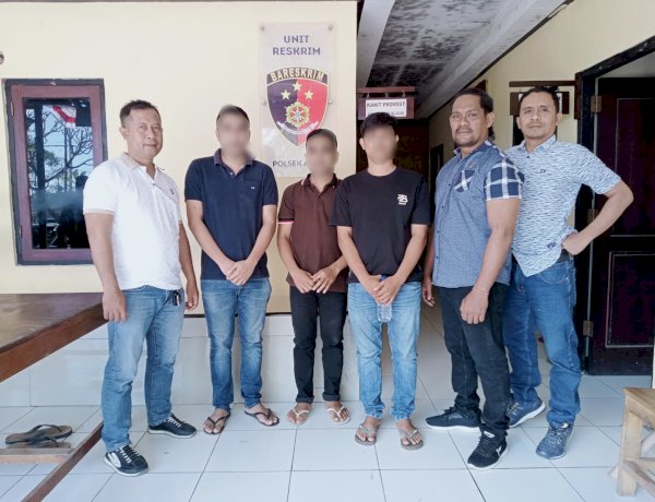 Wujud Penegakan Hukum, Reskrim Polsek Alak Serahkan Tiga Tersangka Pengeroyokan ke Jaksa.