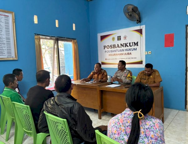 Bhabinkamtibmas Liliba Dampingi Penyelesaian Masalah Tanah Jalan dengan Cara Musyawarah