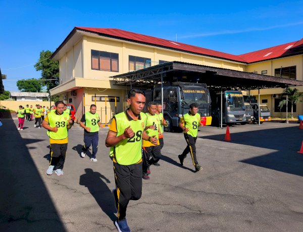 Polresta Kupang Kota Gelar Tes Kesamaptaan Jasmani Periode Kedua Tahun 2026