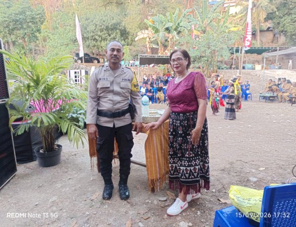 Semarak Keberagaman Budaya, Bhabinkamtibmas Amankan Lomba Fashion hingga Tari Kreasi di Fontein.