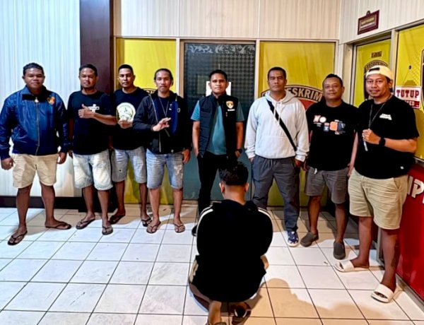 Persoalan Pacar Picu Keributan, Terduga Pelaku Penganiayaan Diamankan Jatanras Polresta Kupang Kota.