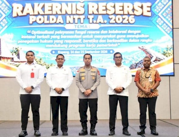 Buka Rakernis Gabungan Fungsi Reserse 2026, Kapolda NTT Tekankan Penegakan Hukum yang Responsif, Beretika, dan Berkeadilan.