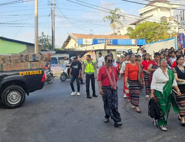 Festival Budaya Kelurahan Naikolan 2026 Berlangsung Aman dan Kondusif, Kapolsek Maulafa Imbau Warga Jaga Kebersamaan.