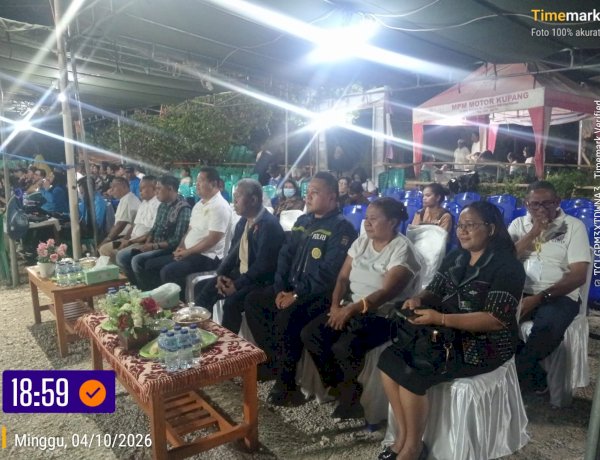 Bhabinkamtibmas Penkase Oeleta Hadir di Final Zoar Cup 2, Jaga Semangat Sportivitas dan Kamtibmas.