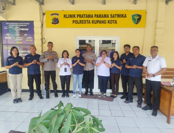 Klinik Pratama Polresta Kupang Kota Terima Monitoring dan Evaluasi dari Dinkes Kota Kupang