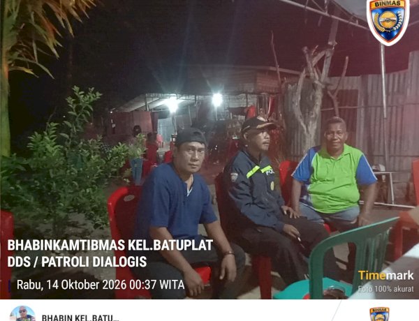 Bhabinkamtibmas Batuplat Kedepankan Pendekatan Humanis, Ajak Keluarga Pengantin Jaga Kenyamanan Warga.
