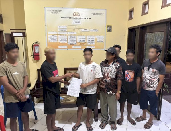 Kedepankan Jalan Damai, Polsek Alak Fasilitasi Perdamaian Kasus Dugaan Pengeroyokan.