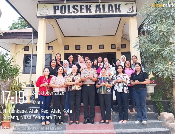 Pererat Kebersamaan dan Kekeluargaan, Kapolsek Alak Tekankan Peran Bhayangkari dalam Mendukung Tugas Kepolisian
