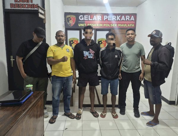 Respons Cepat, Tiga Terduga Pelaku Pengeroyokan dan Pengrusakan di Penfui Diamankan Tim Black Panther Polsek Maulafa.