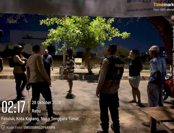 Gerak Cepat Tindaklanjuti Laporan 110, Polresta Kupang Kota Datangi Lokasi TKP Dugaan Pengeroyokan.
