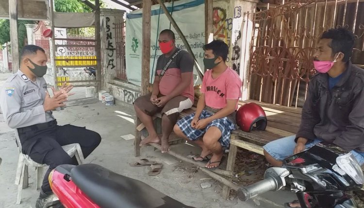 Bhabinkamtibmas Airnona Himbau Warga Binaan Terapkan Hidup Sehat