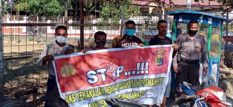 Sosialisai Adabtasi Kebiasaan Baru, Babinkamtibmas Kelurahan penfui Himbau Warga Tetap patuhi Protokol Kesehatan