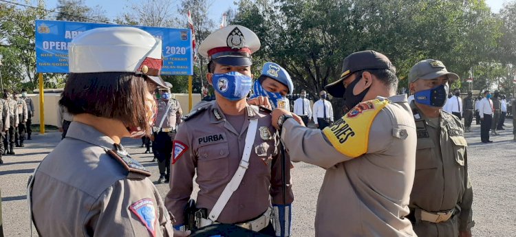 Kapolres Kupang Kota Pimpin Apel Gelar Pasukan Operasi Patuh Turangga 2020